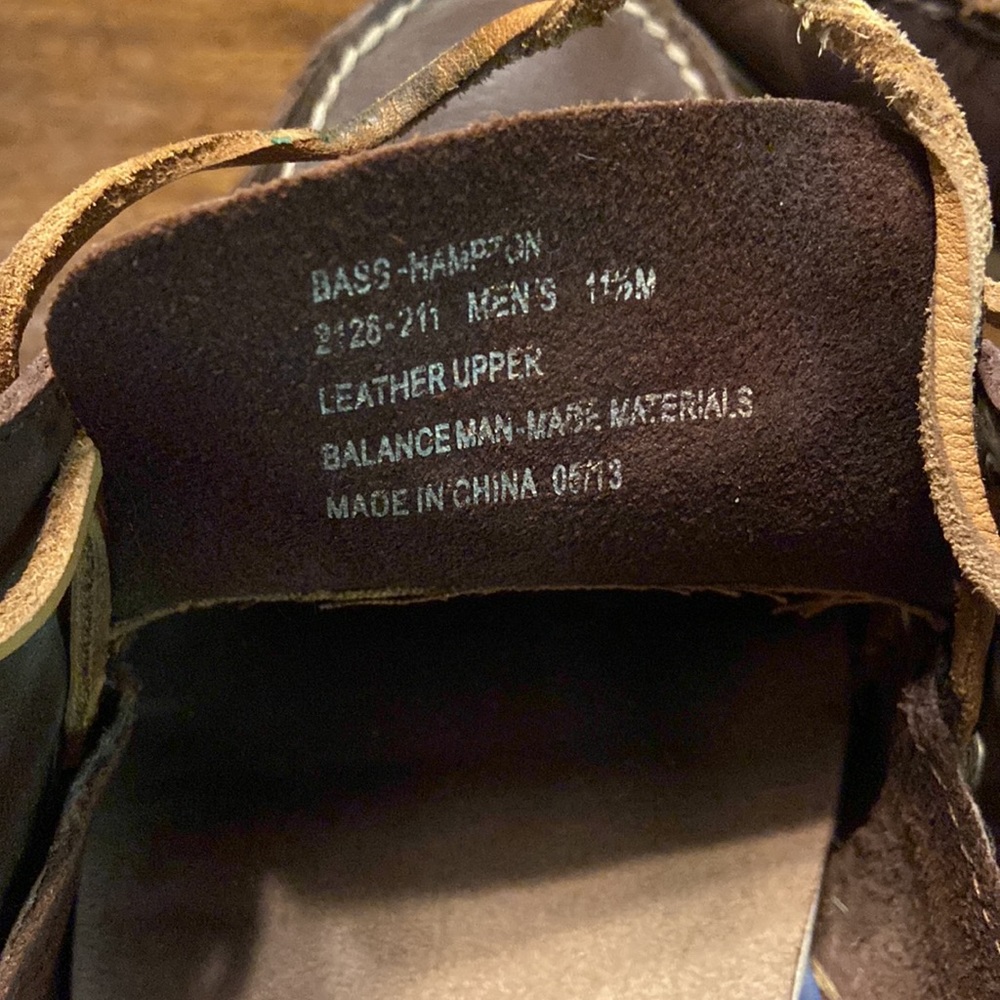 Bass Hampton Leather Deck/Boat Shoes - Picture 4 of 7